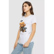 Футболка жіноча з принтом, колір білий, 244R509