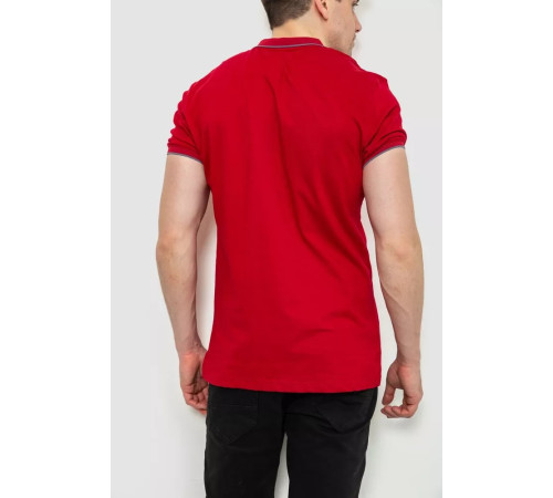 Поло чоловіче, колір бордовий, 214R1842