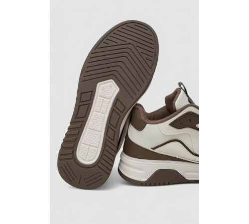Кросівки чоловічі демісезонні, колір біло-коричневий, 243RHK90