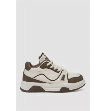 Кросівки чоловічі демісезонні, колір біло-коричневий, 243RHK90