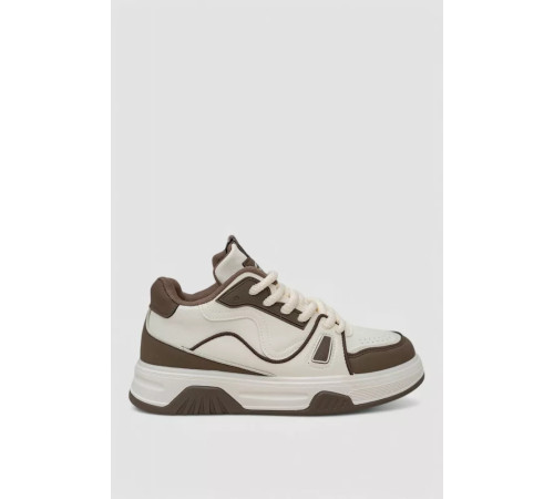 Кросівки чоловічі демісезонні, колір біло-коричневий, 243RHK90