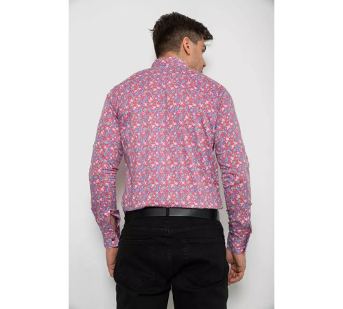 Сорочка чоловіча з довгим рукавом, колір пудровий, 214R2699-1