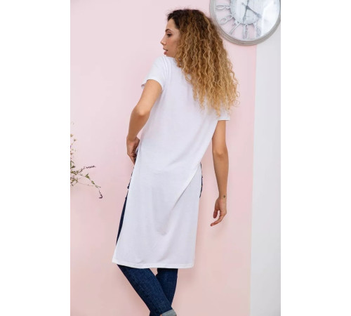 Туника белого цвета с принтом 167R005-2.