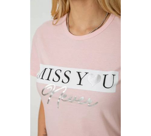 Женская пижама с принтом, цвет розовый, 243R9205