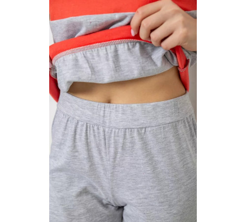 Піжама жіноча, колір сірий, 243R1488-012