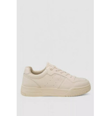 Кеди жіночі однотонні, колір бежевий, 248RAD130