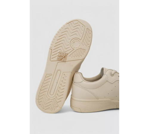 Кеди жіночі однотонні, колір бежевий, 248RAD130