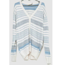 Кофта чоловіча на ґудзиках, колір молочно-сірий, 244R6124