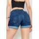 Шорты женские джинсовые, цвет синий, 186R003