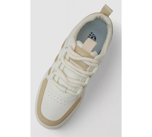 Кроссовки мужские демисезонные, цвет бело-бежевый, 243RHK106