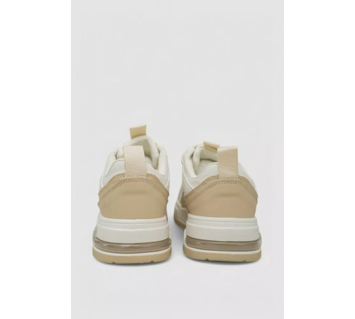 Кроссовки мужские демисезонные, цвет бело-бежевый, 243RHK106