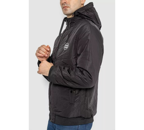 Куртка чоловіча демісезонна двостороння, колір чорно-жовтий, 214R23076