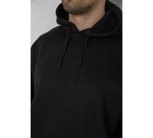 Спорт костюм чоловічий на флісі, колір чорний, 244R9146