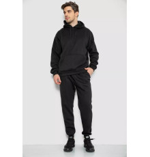 Спорт костюм чоловічий на флісі, колір чорний, 244R9146