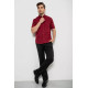 Рубашка мужская однотонная, цвет бордовый, 214R6917-7