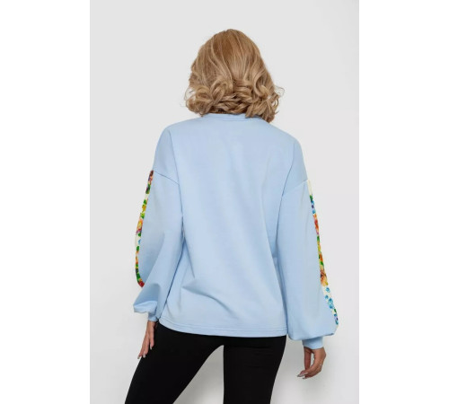 Світшот жіночий, колір блакитний, 102R445-1