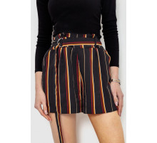 Шорти жіночі в смужку, колір чорний, 244R078