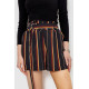 Шорти жіночі в смужку, колір чорний, 244R078