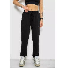 Спортивные брюки женские, цвет черный, 238R347