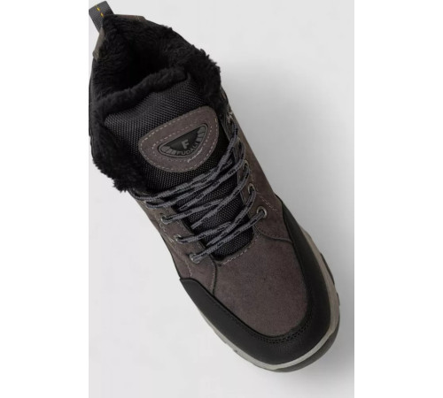 Черевики чоловічі на хутрі, колір сірий, 244R989