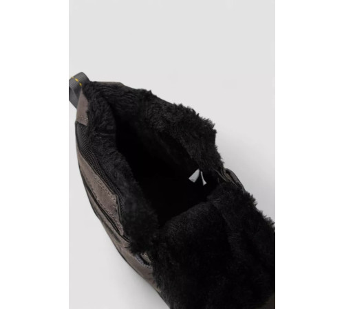 Черевики чоловічі на хутрі, колір сірий, 244R989