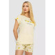 Женская пижама с принтом, цвет желтый, 243R2100