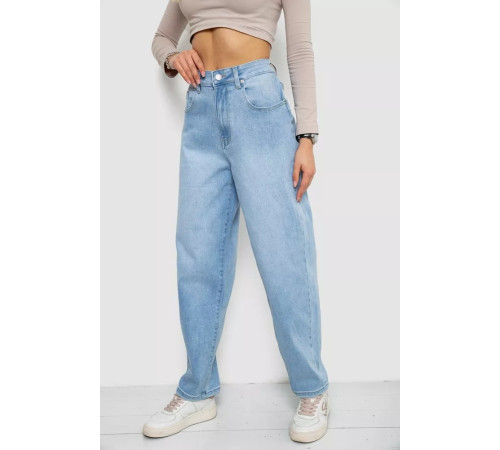 Джинси жіночі MOM, колір блакитний, 255RM571