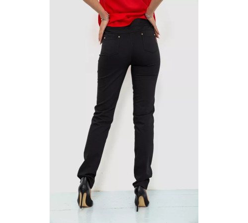 Брюки женские, цвет черный, 244R7113