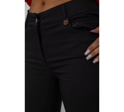 Брюки женские, цвет черный, 244R7113