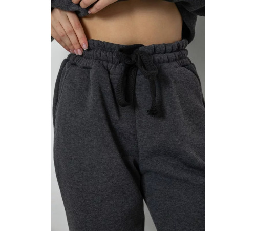 Спортивний костюм жіночий на флісі, колір сірий, 247R2021