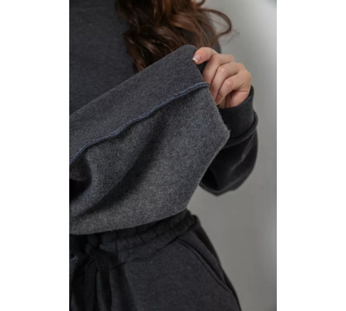 Спортивний костюм жіночий на флісі, колір сірий, 247R2021