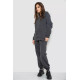 Спортивний костюм жіночий на флісі, колір сірий, 247R2021