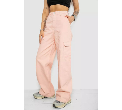 Джинси жіночі, колір персиковий, 250R2535