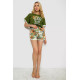 Женская пижама с принтом, цвет зеленый, 243R15452