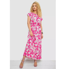 Платье с принтом софт, цвет розово-белый, 214R0228-1.