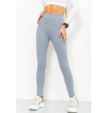 Лосины в рубчик, цвет светло-серый, 221R003