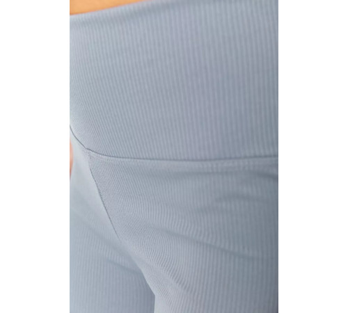 Лосины в рубчик, цвет светло-серый, 221R003