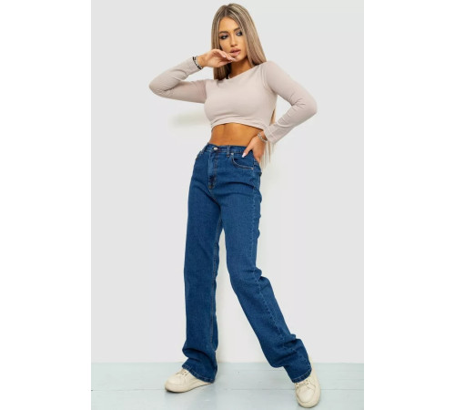 Джинсы женские, цвет синий, 244R410-2024