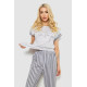 Женская пижама с принтом, цвет серый, 243R2074
