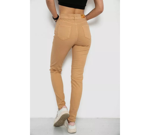 Джинси жіночі, колір бежевий, 182R1633