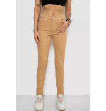 Джинси жіночі, колір бежевий, 182R1633