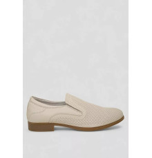 Туфлі чоловічі з перфорацією, колір бежевий, 243RC1311