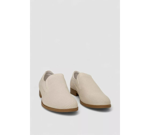 Туфлі чоловічі з перфорацією, колір бежевий, 243RC1311