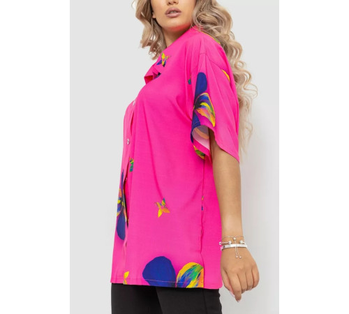 Сорочка жіноча батал, колір рожевий, 102R5220