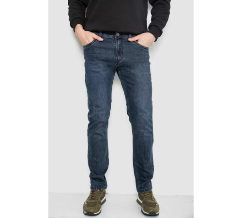 Джинси чоловічі демісезонні, колір темно-синій, 243R8689-3