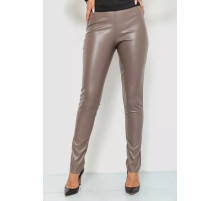 Лосины женские из экокожи, цвет мокко, 214R5023