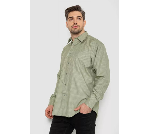 Сорочка чоловіча класична, колір оливковий, 244R332
