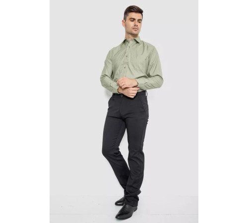 Сорочка чоловіча класична, колір оливковий, 244R332