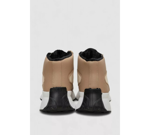 Кросівки жіночі зимові на хутрі, колір бежево-коричневий, 248RXM16-93