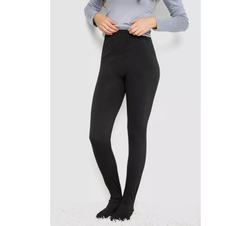 Колготи жіночі утеплені, колір чорний, 139R943